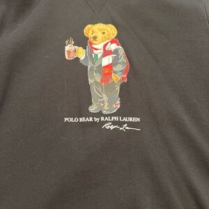 Polo Bear by Ralph Lauren Black Sweatshirt Cocoa Edition Winter XL